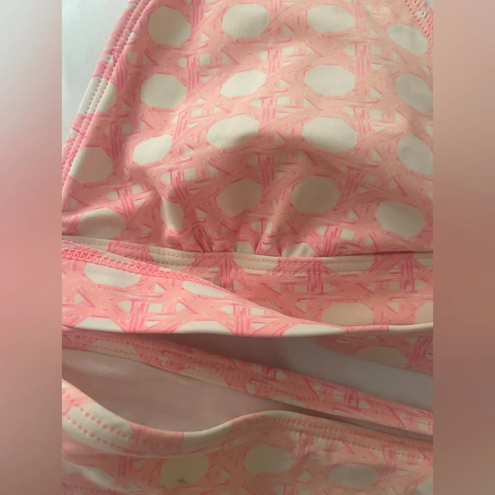 Vineyard Vines Peachy pink Bikini Size Small Halter Top Beach Vacation Pool